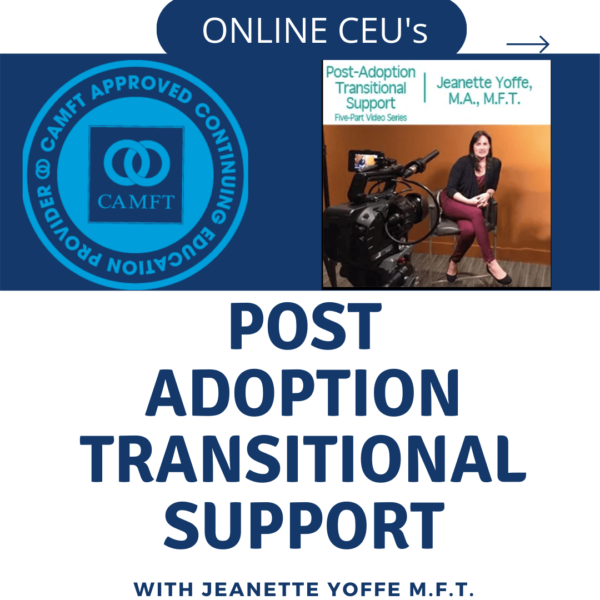 PATS – Post-Adoption Transitional Support – Five-Part Series